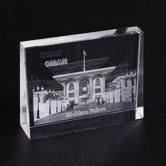Crystal Burj-Al-Arab Building Model for Crystal Souvenir