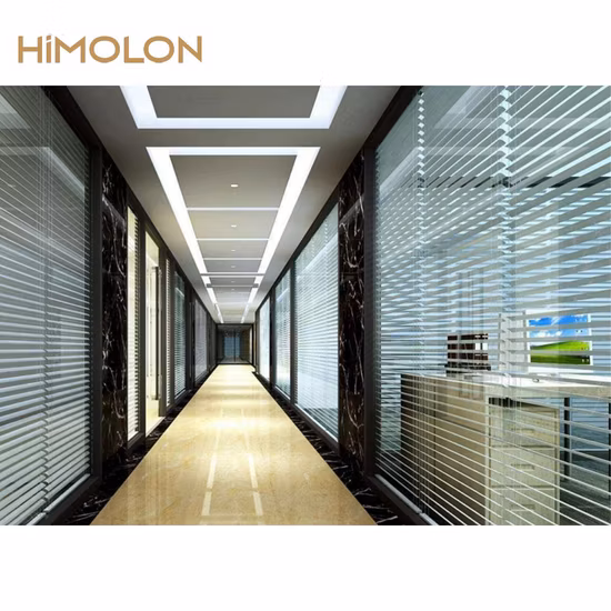 Factory Price DIY Customized Crystal Double Glazed Office Glass Partition Walls