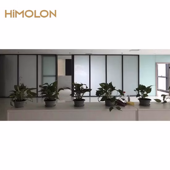 Paredes divisorias de cristal de oficina con doble acristalamiento de cristal personalizadas DIY a precio de fábrica